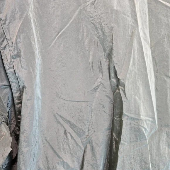 Zara Men's Olive Green Nilon Light-Weight Rain Jaket Size L - Picture 3 of 13